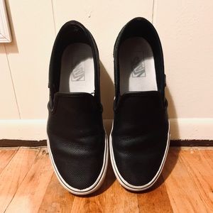 Van-Asher perforated sneaker.